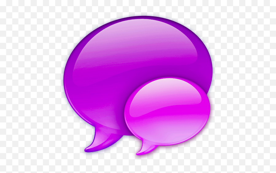 Balloon Chat Pink Small Talk Icon - Balloon Icon Png,Messages Icon Iphone