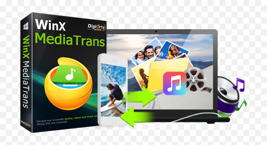 Fix Itunes Transferring Problem Winx Mediatrans Is Your - Technology Applications Png,Iphone Stuck On Itunes Icon