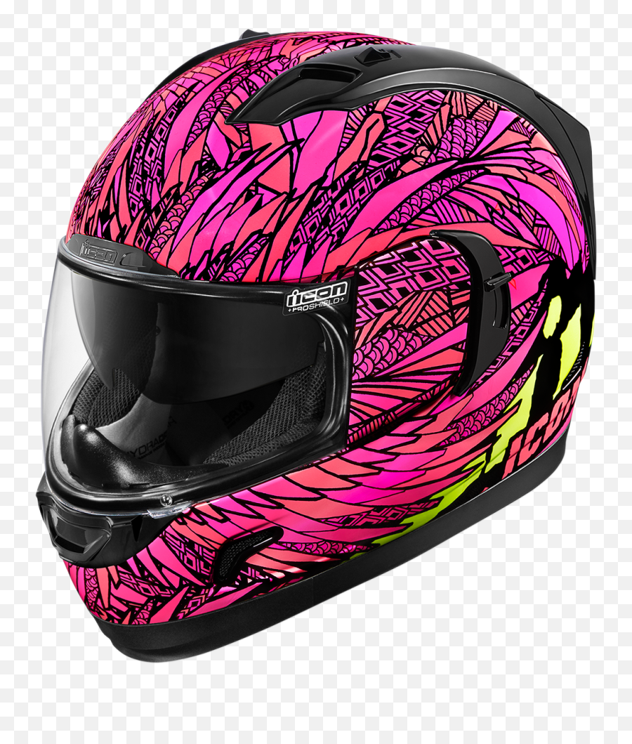 Icon Alliance Gt Primary Pink Full Face Helmet Motorcycle - Icon Alliance Gt Bird Strike Helmet Png,New Icon Helmets 2013