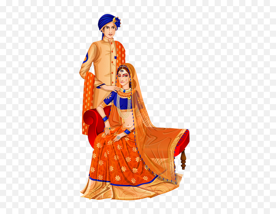 Weddingcouple - 1200627 Copy Indian Wedding Couple Png Cartoon Indian  Wedding Couple Clipart,Married Couple Png - free transparent png images -  