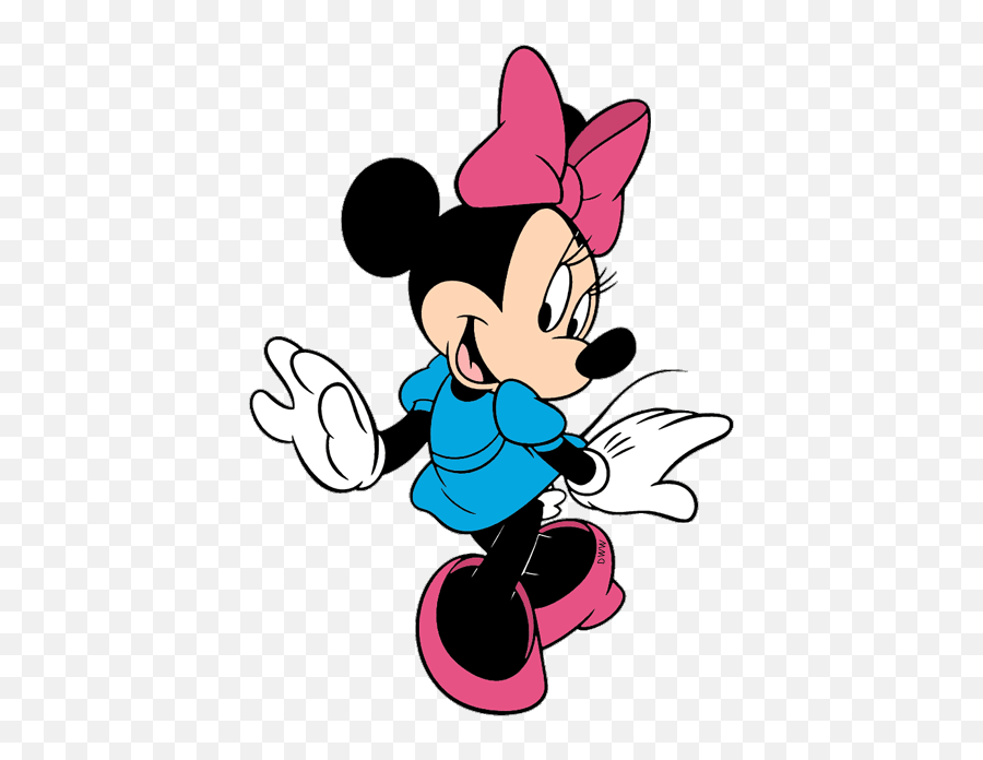 Minnie Mouse Heart Transparent Clipart - Minnie Mouse Walking Png,Minnie Mouse Transparent