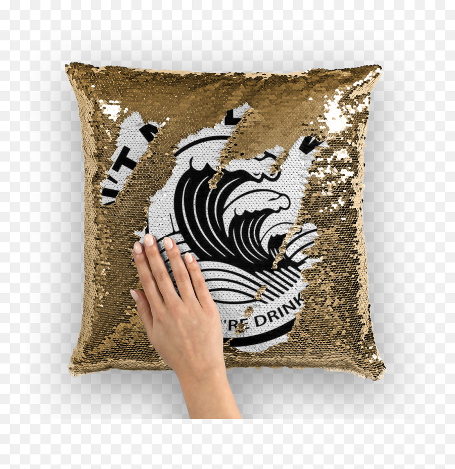 White Claw Sequin Pillow Cover - Nicholas Cage Body Pillow Png,White Claw Png