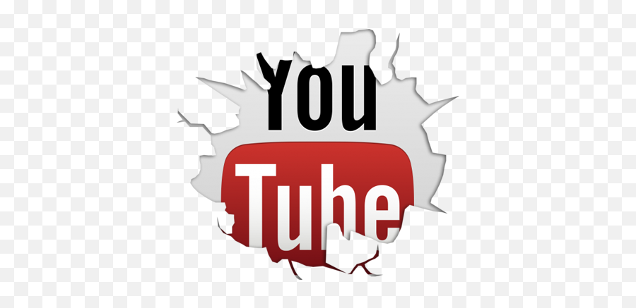 Youtube - Youtube Logo Crack Png,Youtube Logo Image