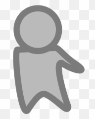 Computer Icons Clip Art - Icon Png Download Full Size Grey Cartoon Person,Computer Icon Download