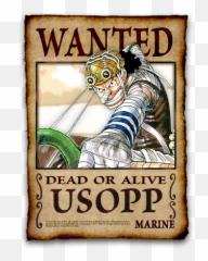 Download Usopp Wanted Poster - Sanji New png