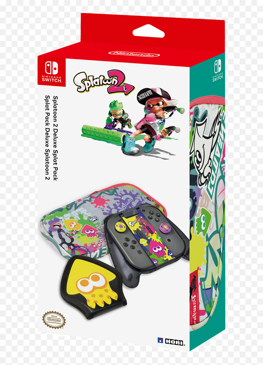 Splatoon 2 Deluxe Splat Pack For Nintendo Switch - Hori Usa Splatoon 2 Deluxe Splat Pack For Nintendo Switch Png,Splatoon 2 Png