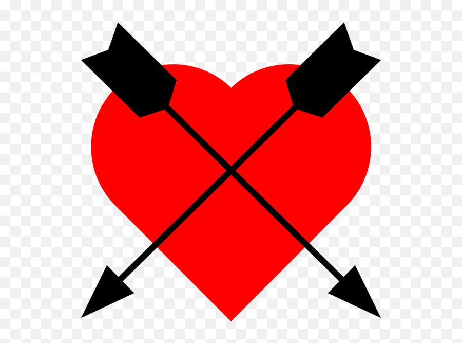 Iconheartarrowredlove - Free Image From Needpixcom Liebeswappen Png,Red Transparent Arrow