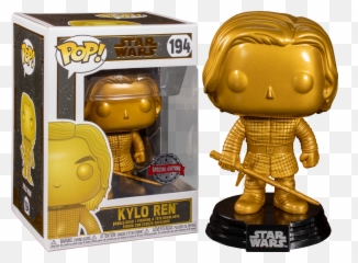 Funko Star Wars - Gold Kylo Ren Pop png
