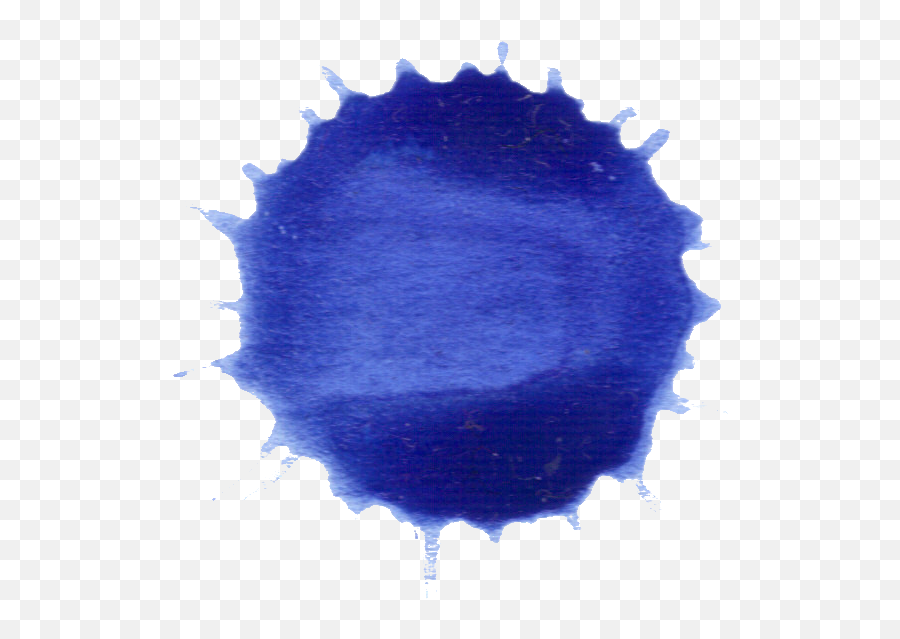 Circle Blue Paint Splash Png - Watercolor Spaslh Blue Png,Paint Splatters Png