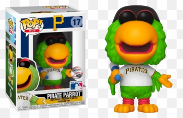Mlb Baseball Pirate Parrot Pittsburgh Pirates Mascot Funko - Pittsburgh Pirates Funko Pop Png,Pirate Parrot Png
