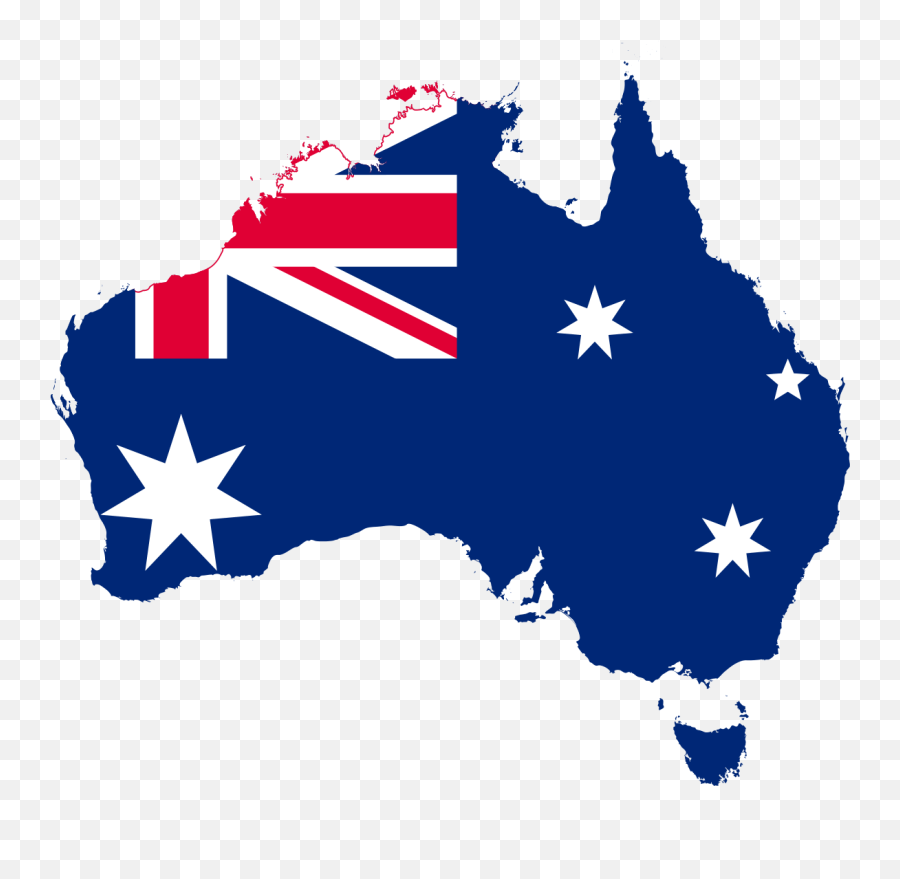 Flag - Australia Flag Map Png,Australian Flag Png