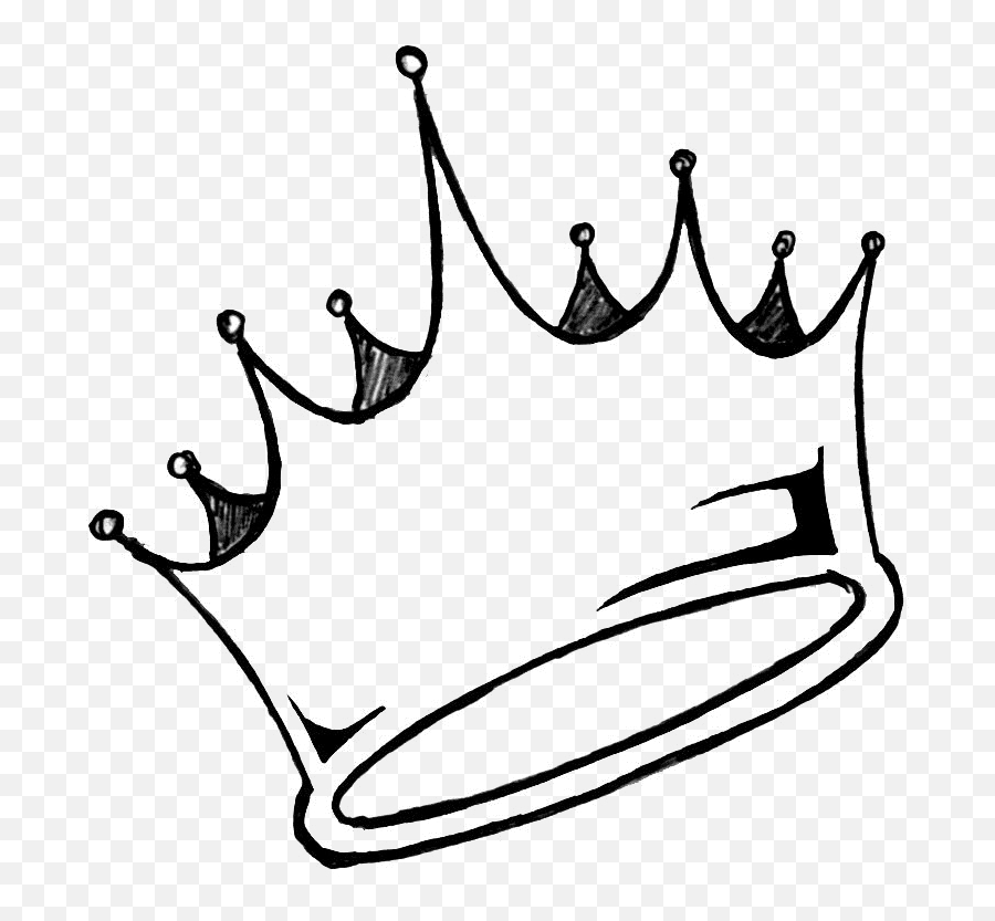 Thug Life Crown Png Pic - Easy Crown Drawings,Crown Png Black And White