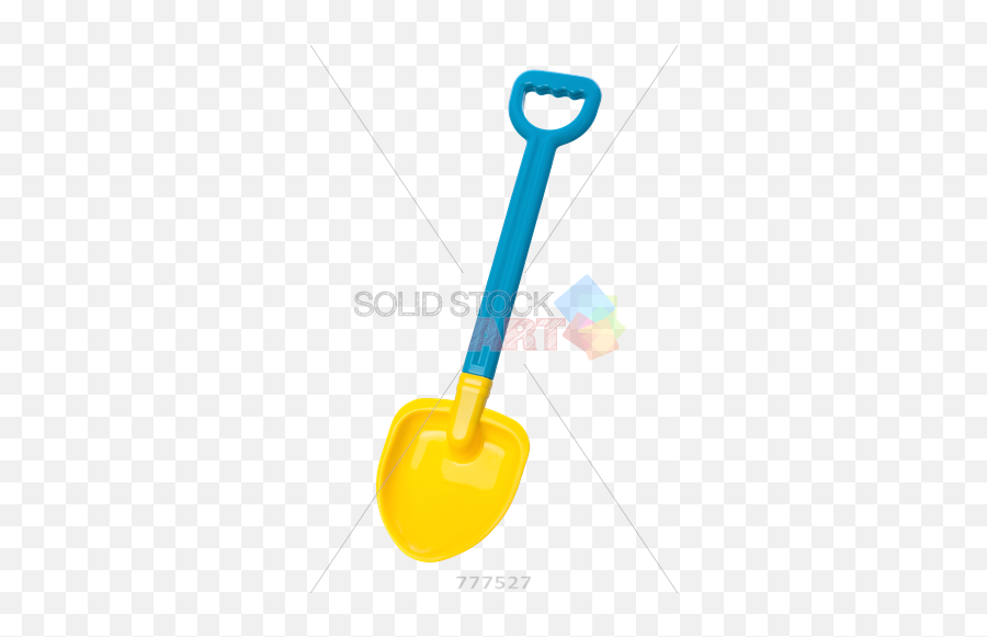 Stock Photo Of Blue And Yellow Toy - Cartoon Shovel Transparent Background Png,Shovel Transparent Background