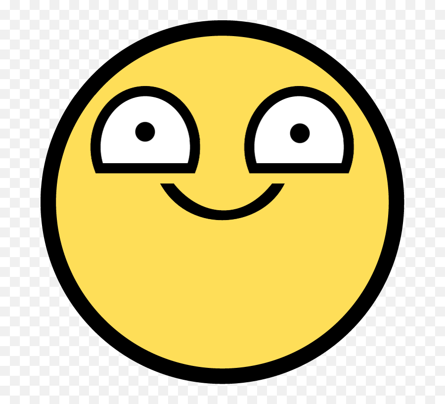 Awesome Face Transparent Background - Smiley Face Meme Transparent Png,Happy Face Transparent Background