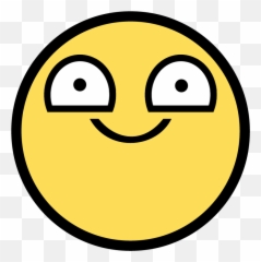 Awesome Face Transparent Background - Smiley Meme png