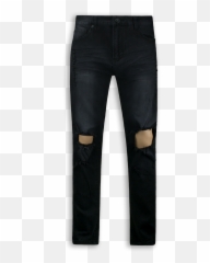 Biker Jeans White Background Free - Primark Black Skinny png