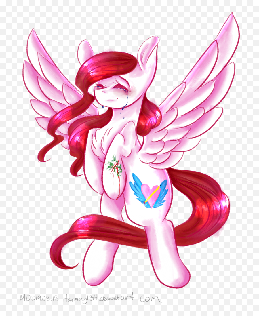Crying Eyes Closed Female Mare Oc - Fairy Png,Crying Eyes Png