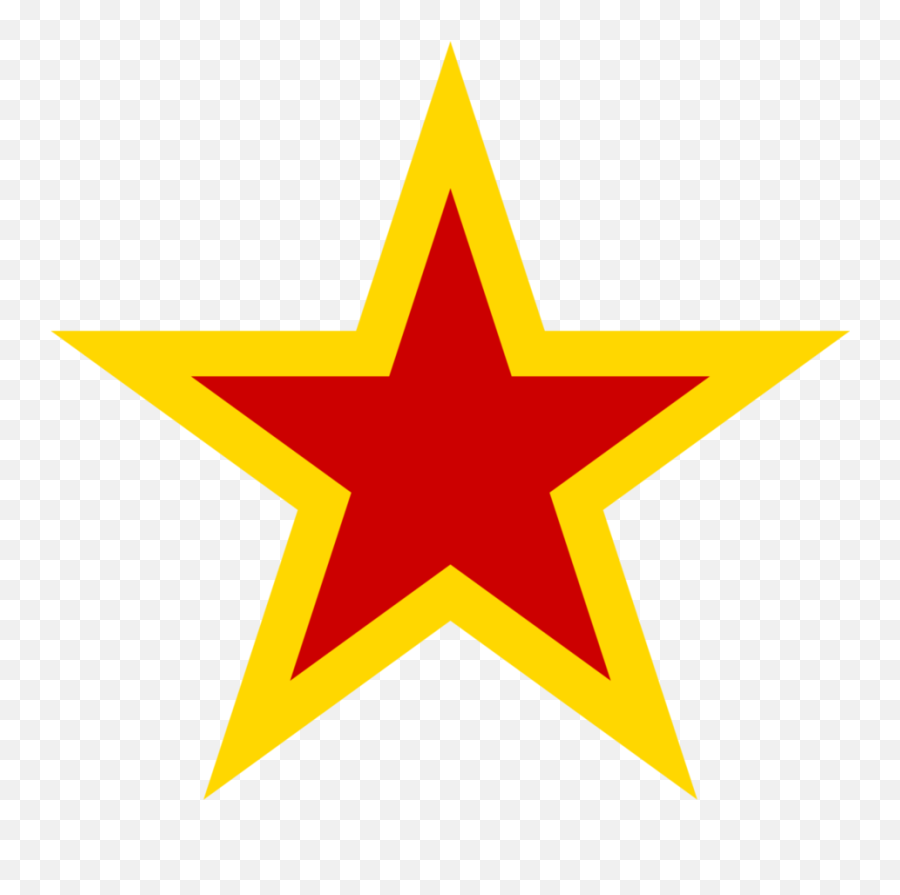 Soviet Union In Png - Red Yellow Star Png,Yellow Star Transparent