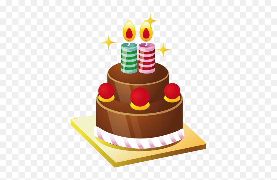 Cake Icon - Christmas Cake Vector Png,Birthday Cake Icon Png