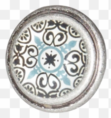 Periwinkle Drawer Knob U2013 Crab Apple Vintage - Circle Png,Knob Png