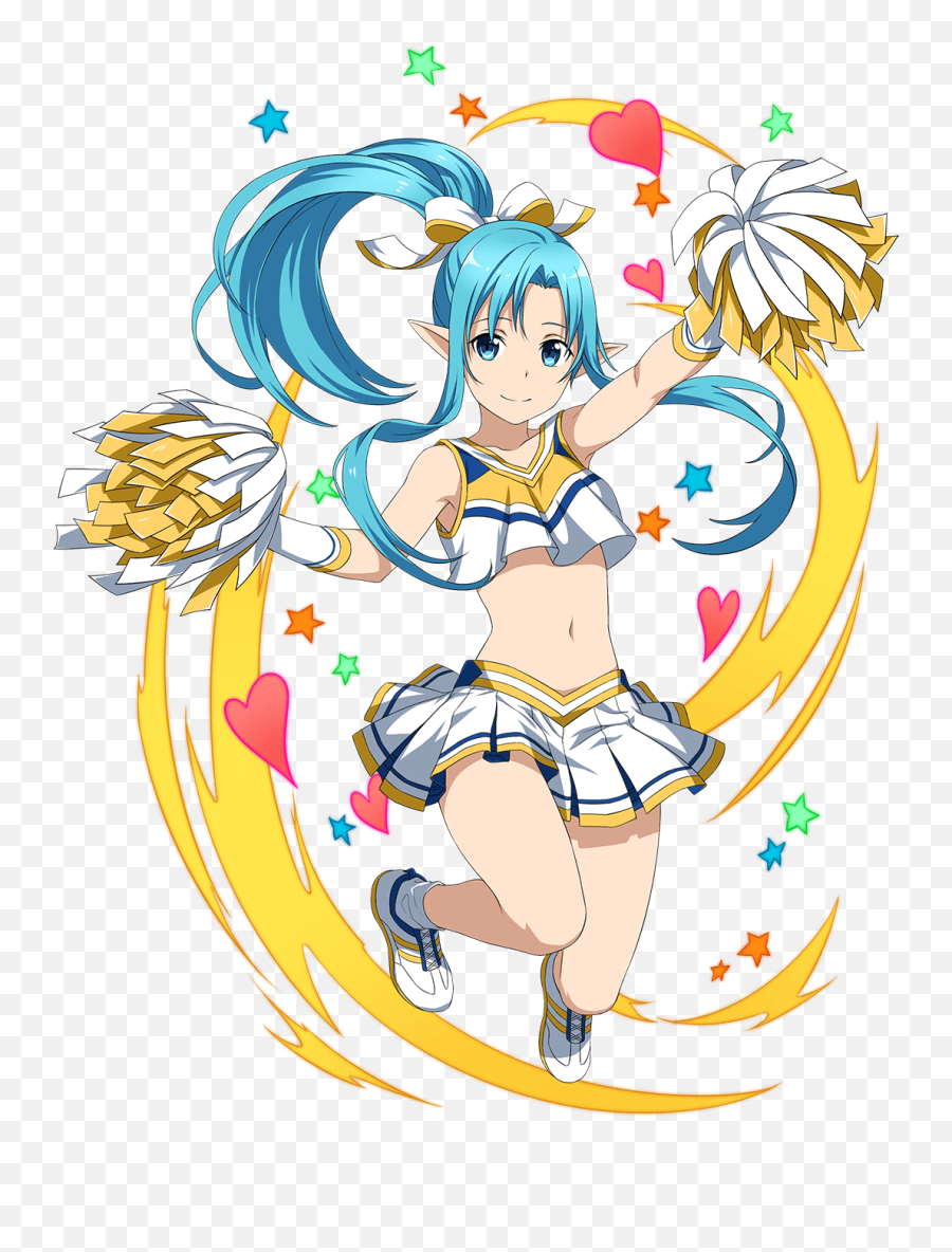 Sword Art Online Asuna - Sword Art Online Memory Defrag Cheerleader Asuna Png,Asuna Transparent