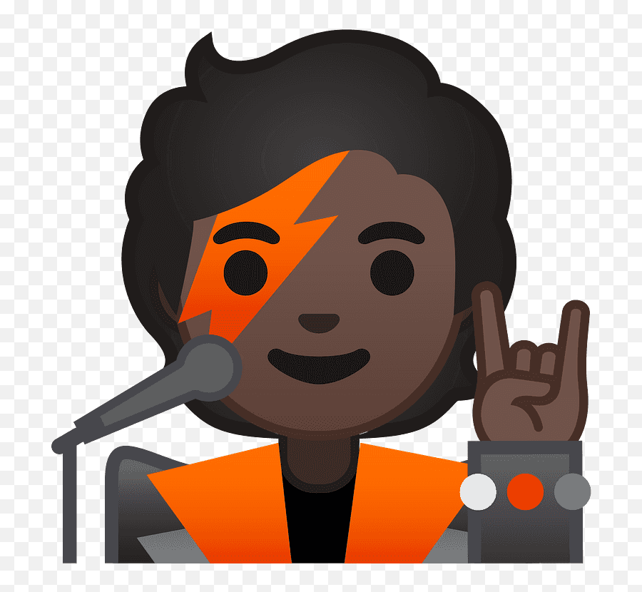 Singer Emoji Clipart Free Download Transparent Png Creazilla - Imagenes De Un Cantante Animado,Singer Png