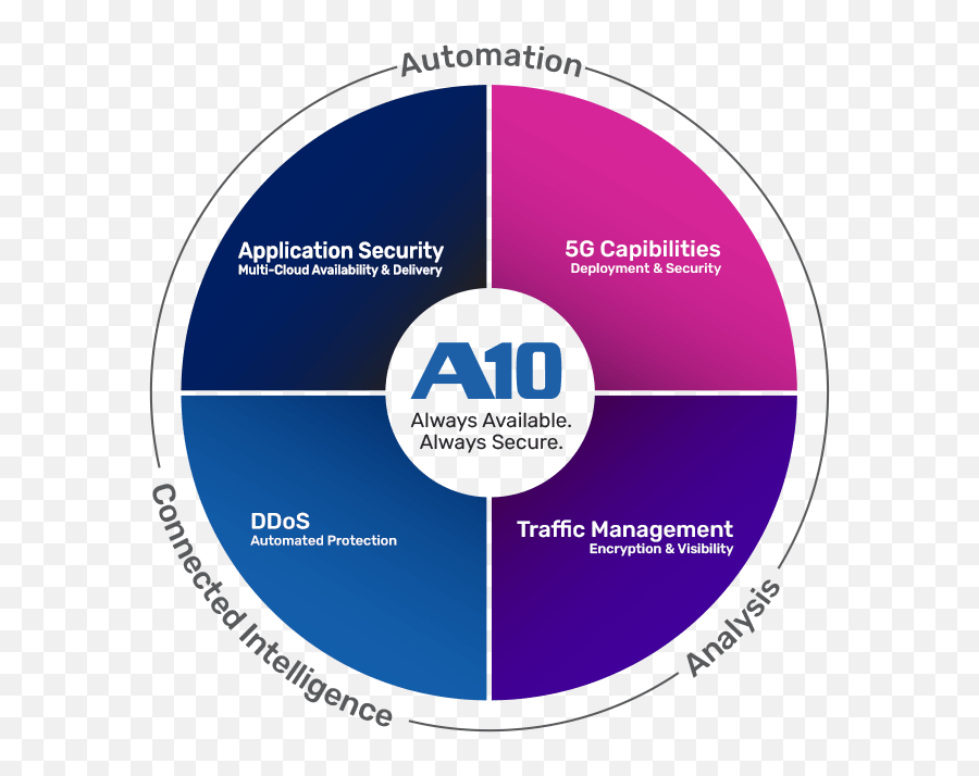 Secure Cloud Application Services And Delivery A10 Networks - Circle Png,Security Png