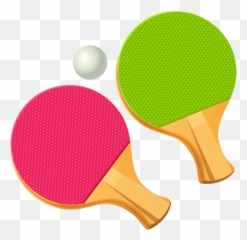 Clipart Bat Ping Pong Transparent - Ping Pong Clipart Png,Ping Pong Png
