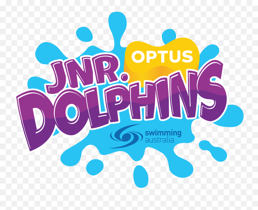 Optus Junior Dolphins Logo - Swimming Australia Png,Dolphins Logo Png