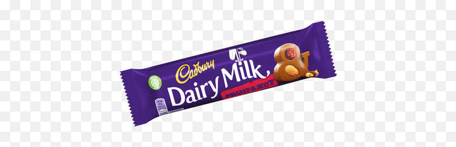 Cadbury Dairy Milk Fruit U0026 Nut Cadburycouk - Dairy Milk Whole Nut Png,Chocolate Bar Transparent