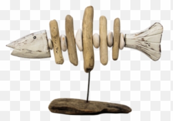 Hsm Collection Decoration Fish - White Driftwood Fish Png,Driftwood Png