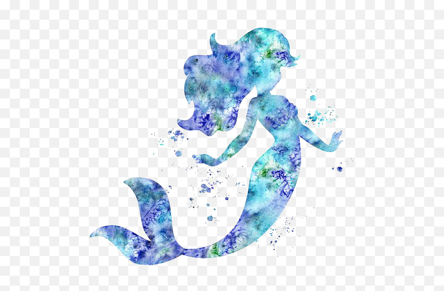 Ariel Portable Network Graphics Mermaid Silhouette Clip Art - Transparent Background Mermaid Png,Underwater Png
