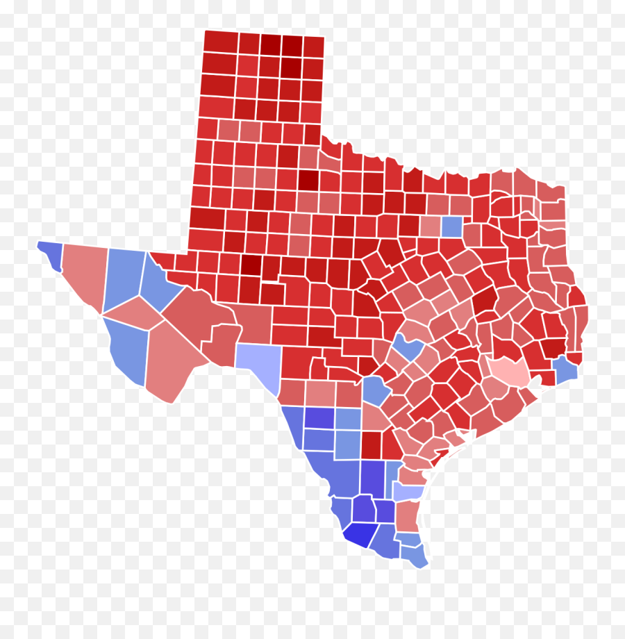 States Senate Election In Texas - 2016 Election Map Texas Png,Ted Cruz Png