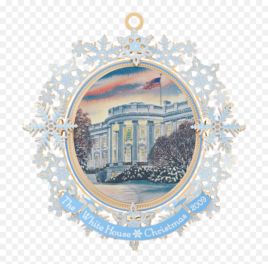 2009 White House Christmas Ornament First Electric Lights - Decorative Png,White Christmas Lights Png
