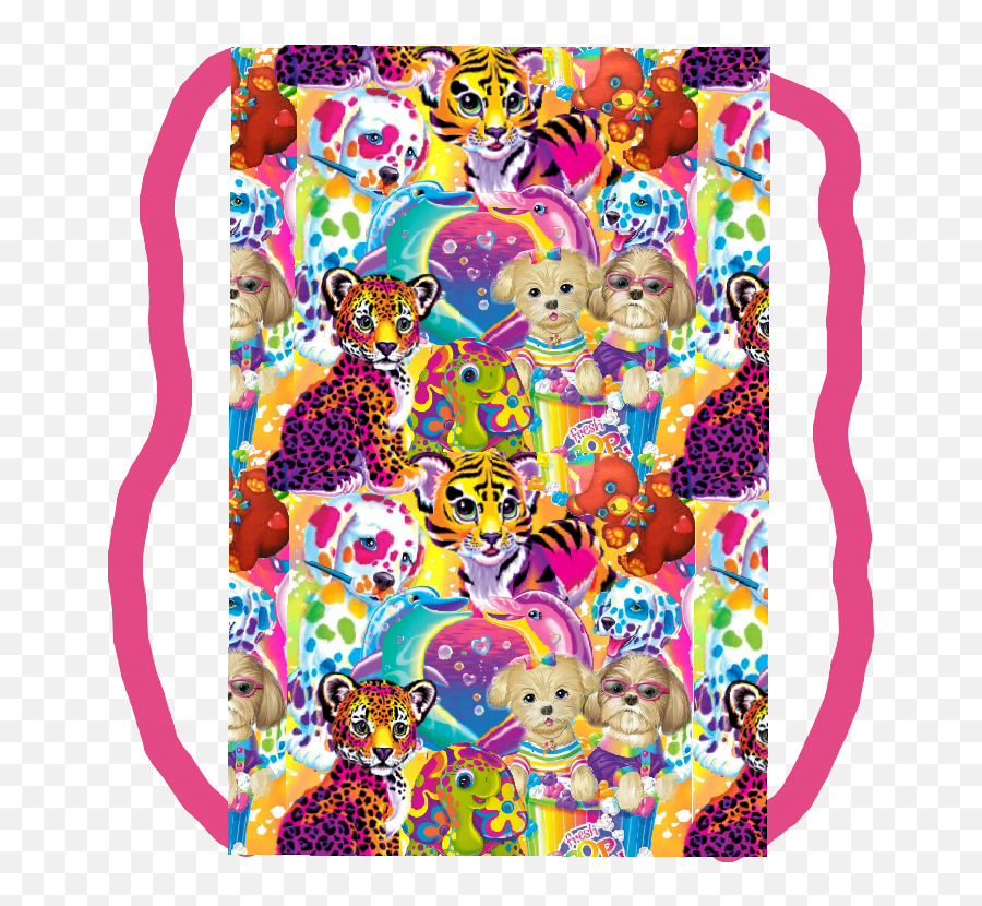 String Bag - Lisa Frank Png,Lisa Frank Png