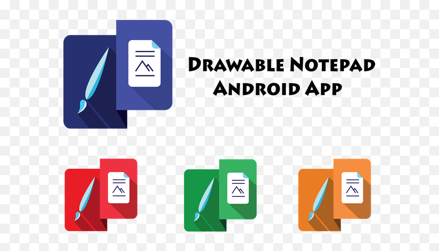 A New Logo Icon For Drawable Notepad Android App U2014 Steemit - Vertical Png,Notepad++ Logo