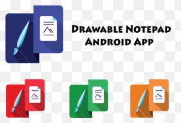 A New Logo Icon For Drawable Notepad Android App U2014 Steemit - Vertical png