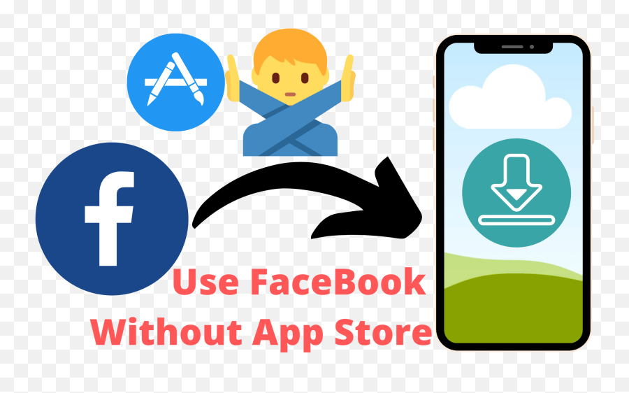 How To Download Facebook Without App Store - Facebook Png,Facebook Messenger Iphone Icon