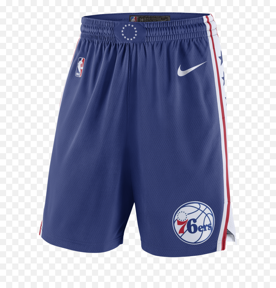 Download Philadelphia 76ers Menu0027s Icon Swingman Shorts By - Philadelphia 76ers Shorts Png,Sixers Logo Png