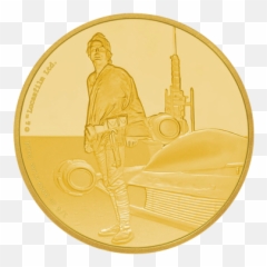 Star Wars Classic Luke Skywalker 14 Oz Gold - png