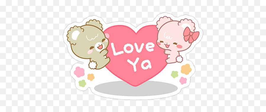 Download Viber Sticker Sugar Cubs - Sugar Cubs Stickers Sugar Cubs In Love Png,Cubs Logo Png