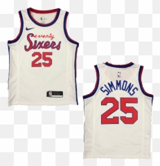 Mens Philadelphia 76ers Simmons No - Sleeveless png