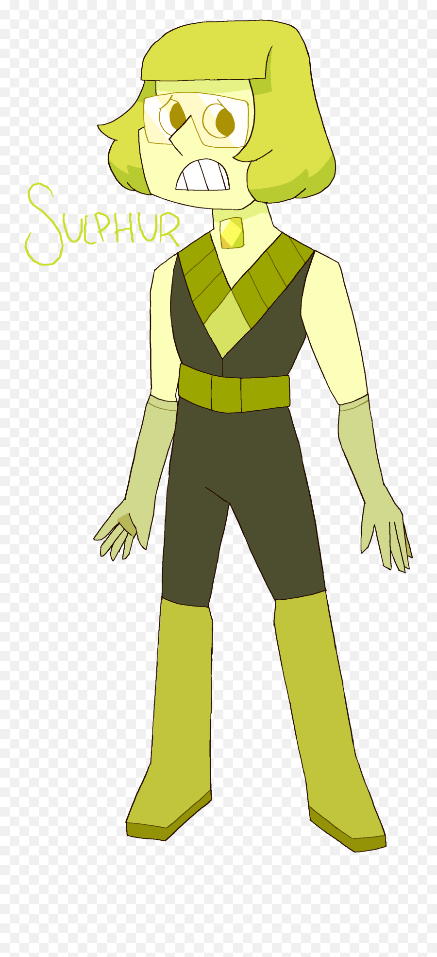 Made A Custom Gem Sheu0027s Name Sulphur Stevenuniverse - Fictional Character Png,Steven Universe Peridot Icon