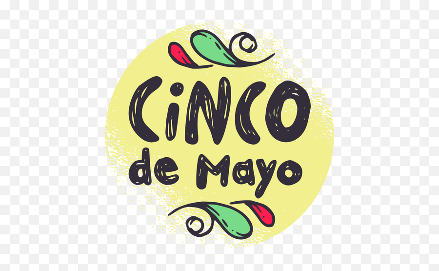 Cinco De Mayo Badge Sticker - Cinco De Mayo Png,Cinco De Mayo Png