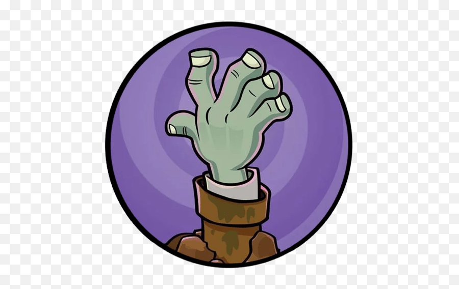 Plants Vs Zombies Stickers - Live Wa Stickers Zombies Vs Plantas Pear Png,Zombie Hand Icon