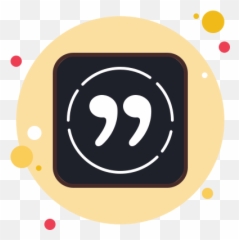 Motivation Daily Quotes Icon In Circle Bubbles Style - App Icon Png