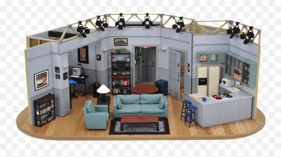 Purchase A Truly Authentic Miniature - Jerry Seinfeld Apartment Layout Png,Seinfeld Png