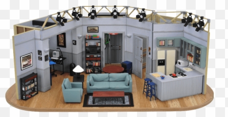 Purchase A Truly Authentic Miniature - Jerry Seinfeld Apartment Layout Png,Seinfeld Png