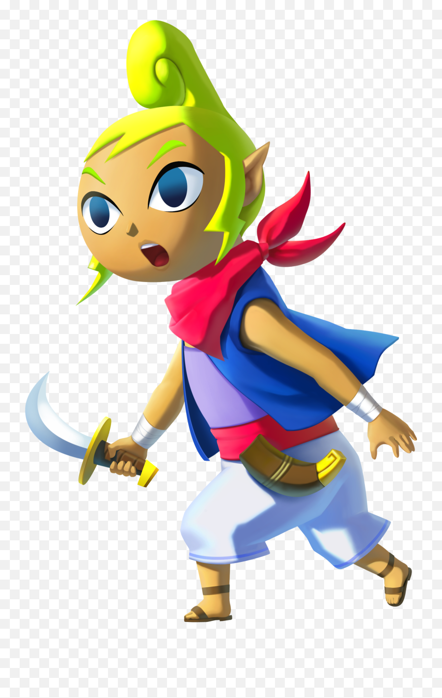 When Tetra Becomes Fully Realized As Zelda Why Does She - Legend Of Zelda The Wind Waker Tetra Png,Wind Waker Swimming Icon
