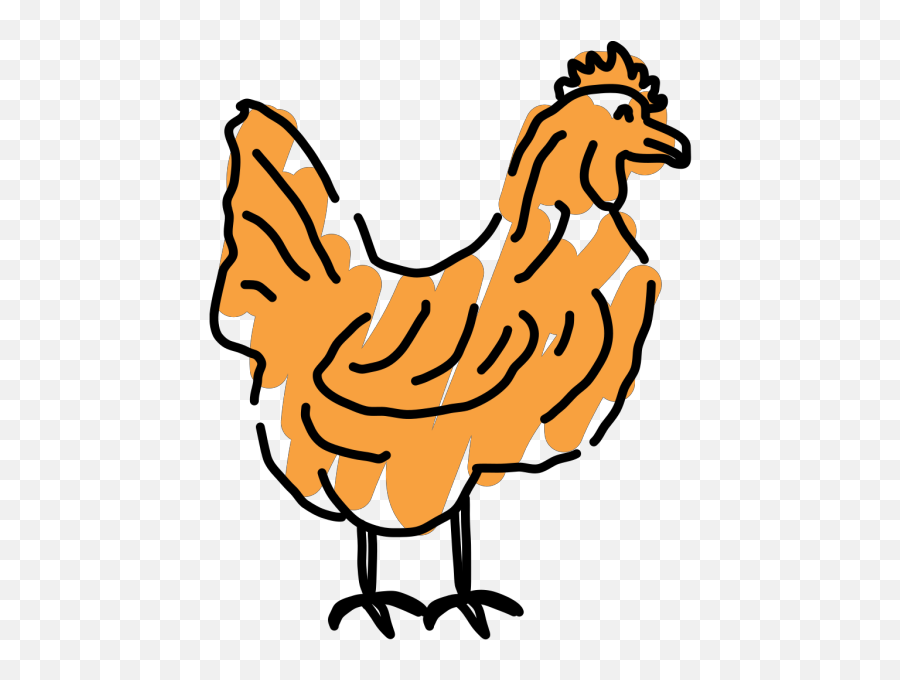 Scribbled Chicken Png Svg Clip Art For Web - Download Clip Chicken Scribble,French Knight Icon